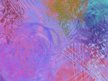 Grunge çağdaş sanat. El sanat yapılmış. renkli doku. Modern sanat. Yağlı boya darbeleri. Darbeleri. Sanatsal arka plan. Soyut resim tuval üzerine.