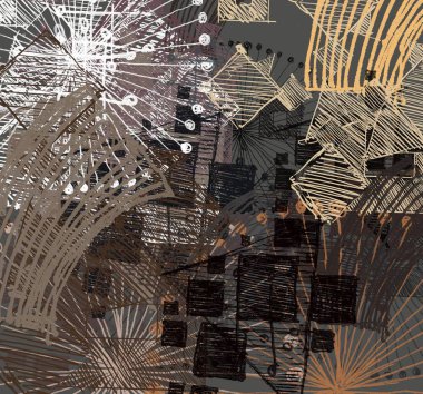 Grunge çağdaş sanat. El sanat yapılmış. renkli doku. Modern sanat. Yağlı boya darbeleri. Darbeleri. Sanatsal arka plan. Soyut resim tuval üzerine.