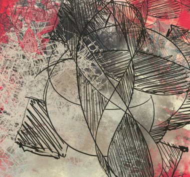 Grunge çağdaş sanat. El sanat yapılmış. renkli doku. Modern sanat. Yağlı boya darbeleri. Darbeleri. Sanatsal arka plan. Soyut resim tuval üzerine.