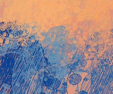 Çağdaş sanat. El sanat yapılmış. Renkli doku. Modern sanat. Yağlı boya darbeleri. Darbeleri. Sanatsal arka plan görüntüsü. Soyut resim tuval üzerine.