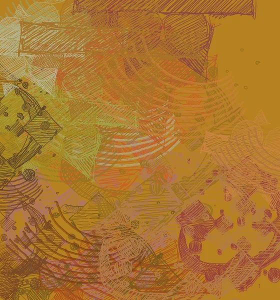 Грандж Сучасне Мистецтво Ручне Мистецтво Барвиста Текстура Сучасні Твори Мистецтва — стокове фото