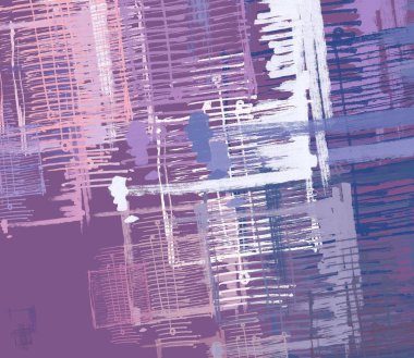 Çağdaş sanat. El sanat yapılmış. Mor renk doku. Modern sanat. Yağlı boya darbeleri. Darbeleri. Sanatsal arka plan görüntüsü. Soyut resim tuval üzerine.