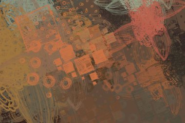 Çağdaş sanat. El sanat yapılmış. Renkli doku. Modern sanat. Yağlı boya darbeleri. Darbeleri. Sanatsal arka plan görüntüsü. Soyut resim tuval üzerine.