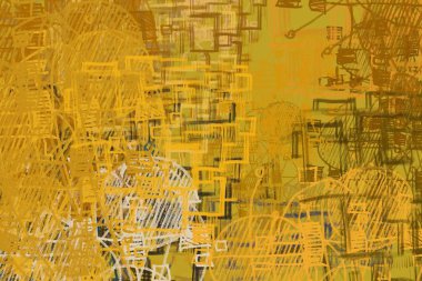 Çağdaş sanat. El sanat yapılmış. Renkli doku. Modern sanat. Yağlı boya darbeleri. Darbeleri. Sanatsal arka plan görüntüsü. Soyut resim tuval üzerine.