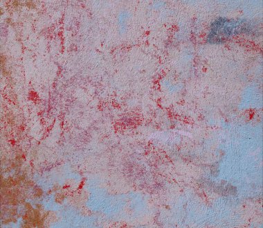 Grunge çağdaş sanat. El sanat yapılmış. renkli doku. Modern sanat. Yağlı boya darbeleri. Darbeleri. Sanatsal arka plan. Soyut resim tuval üzerine.