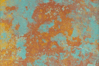 Grungy çağdaş sanat. El sanat yapılmış. renkli doku. Modern sanat. Yağlı boya darbeleri. Darbeleri. Sanatsal arka plan. Soyut resim tuval üzerine.