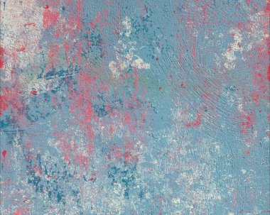 Grungy çağdaş sanat. El sanat yapılmış. renkli doku. Modern sanat. Yağlı boya darbeleri. Darbeleri. Sanatsal arka plan. Soyut resim tuval üzerine.