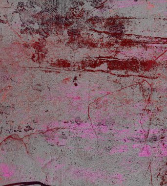 Grungy çağdaş sanat. El sanat yapılmış. renkli doku. Modern sanat. Yağlı boya darbeleri. Darbeleri. Sanatsal arka plan. Soyut resim tuval üzerine.