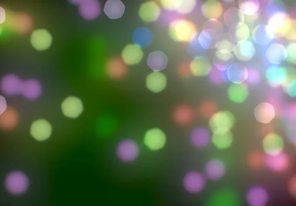 Antecedentes Con Bokeh Luces Brillantes Fondo Mágico Vintage Con Fondo — Foto de Stock