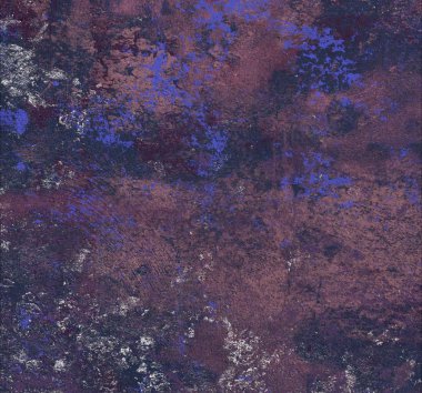 Grunge çağdaş sanat. El sanat yapılmış. renkli doku. Modern sanat. Yağlı boya darbeleri. Darbeleri. Sanatsal arka plan. Soyut resim tuval üzerine.