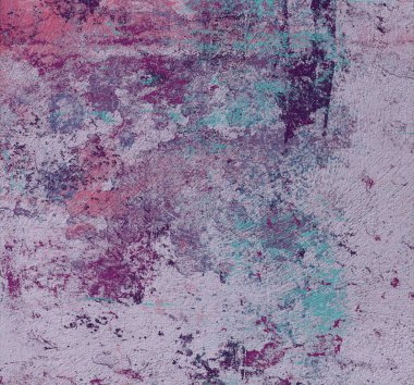 Grunge çağdaş sanat. El sanat yapılmış. renkli doku. Modern sanat. Yağlı boya darbeleri. Darbeleri. Sanatsal arka plan. Soyut resim tuval üzerine.