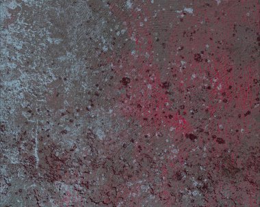 Grunge çağdaş sanat. El sanat yapılmış. renkli doku. Modern sanat. Yağlı boya darbeleri. Darbeleri. Sanatsal arka plan. Soyut resim tuval üzerine.