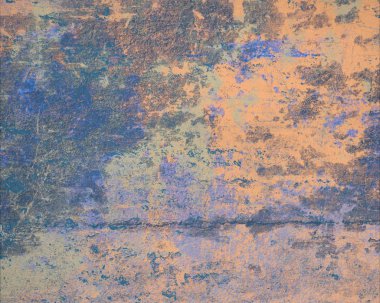 Grunge çağdaş sanat. El sanat yapılmış. renkli doku. Modern sanat. Yağlı boya darbeleri. Darbeleri. Sanatsal arka plan. Soyut resim tuval üzerine.