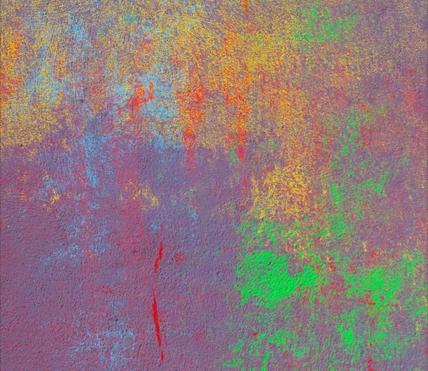 Grunge çağdaş sanat. El sanat yapılmış. renkli doku. Modern sanat. Yağlı boya darbeleri. Darbeleri. Sanatsal arka plan. Soyut resim tuval üzerine.