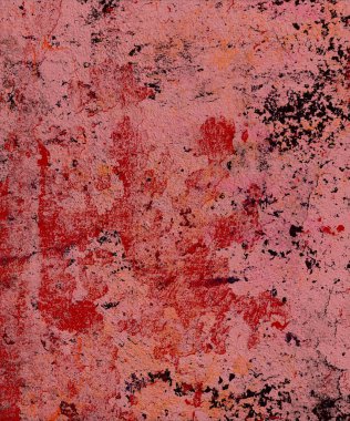 Grunge çağdaş sanat. El sanat yapılmış. renkli doku. Modern sanat. Yağlı boya darbeleri. Darbeleri. Sanatsal arka plan. Soyut resim tuval üzerine.