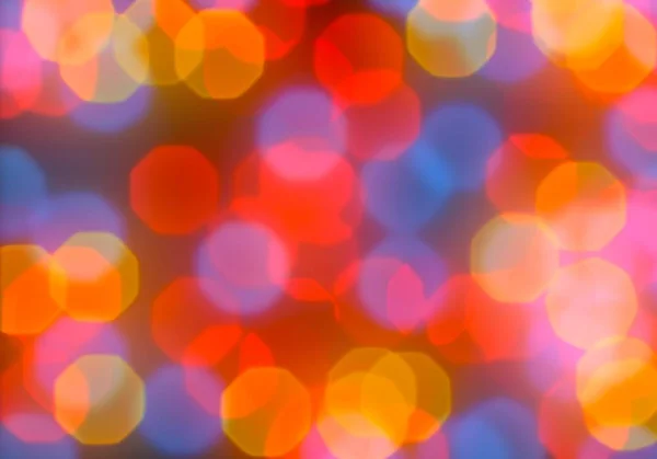 Contexte Avec Bokeh Lumières Vives Vintage Fond Magique Avec Couleur — Photo