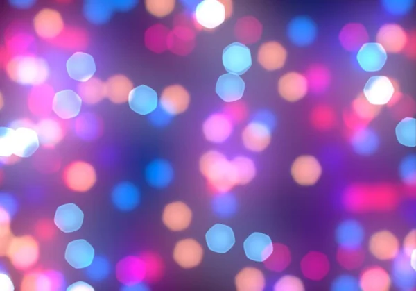 Sfondo Con Bokeh Luci Luminose Vintage Sfondo Magico Con Colore — Foto Stock