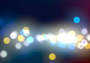 Bokeh ve parlak ışıklar arka plan. Doğal bokeh ve parlak ışıklar Vintage Magic arka plan ile renk Festival arka plan
