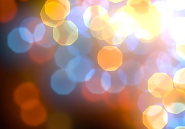 Bokeh ve parlak ışıklar arka plan. Doğal bokeh ve parlak ışıklar Vintage Magic arka plan ile renk Festival arka plan
