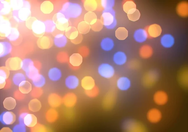 Antecedentes Con Bokeh Luces Brillantes Fondo Mágico Vintage Con Fondo — Foto de Stock