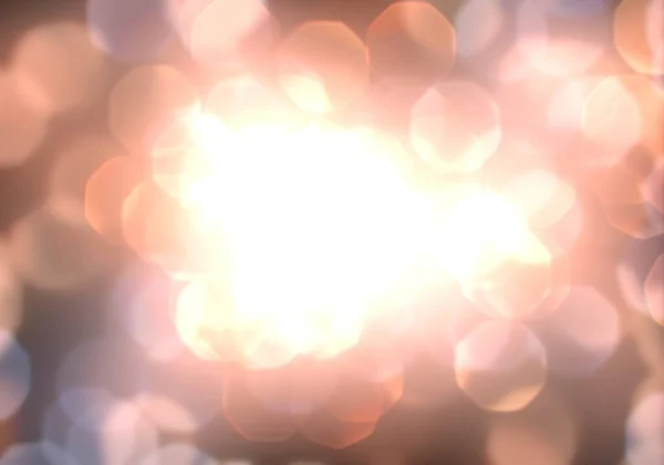 Antecedentes Con Bokeh Luces Brillantes Fondo Mágico Vintage Con Fondo — Foto de Stock