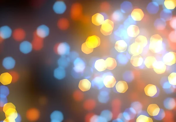 Antecedentes Con Bokeh Luces Brillantes Fondo Mágico Vintage Con Fondo — Foto de Stock