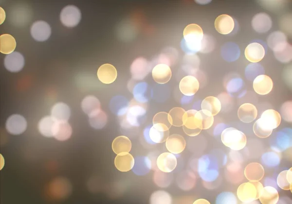 Antecedentes Con Bokeh Luces Brillantes Fondo Mágico Vintage Con Fondo — Foto de Stock