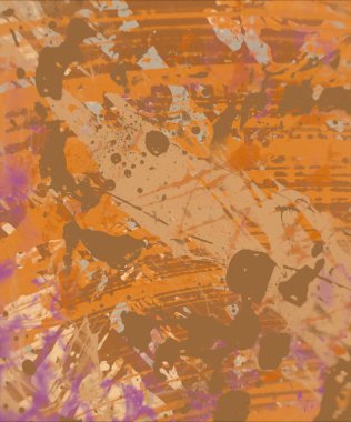 Grunge çağdaş sanat. El sanat yapılmış. renkli doku. Modern sanat. Yağlı boya darbeleri. Darbeleri. Sanatsal arka plan. Soyut resim tuval üzerine.