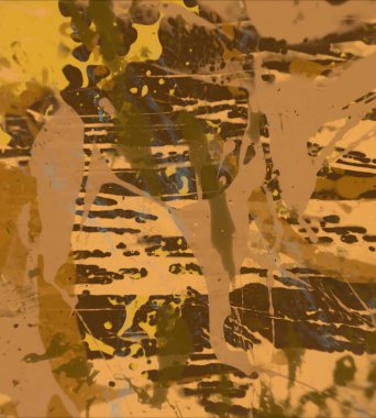 Grunge çağdaş sanat. El sanat yapılmış. renkli doku. Modern sanat. Yağlı boya darbeleri. Darbeleri. Sanatsal arka plan. Soyut resim tuval üzerine.