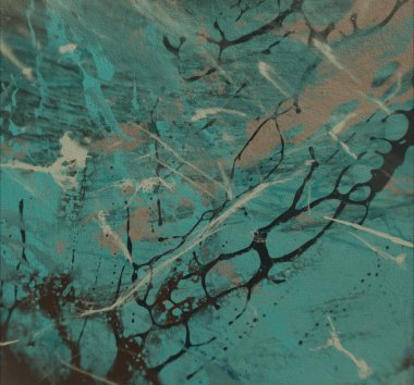 Grunge çağdaş sanat. El sanat yapılmış. renkli doku. Modern sanat. Yağlı boya darbeleri. Darbeleri. Sanatsal arka plan. Soyut resim tuval üzerine.