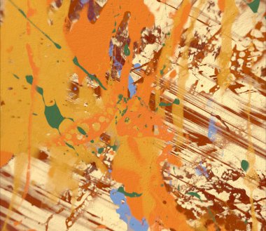 Grunge çağdaş sanat. El sanat yapılmış. renkli doku. Modern sanat. Yağlı boya darbeleri. Darbeleri. Sanatsal arka plan. Soyut resim tuval üzerine.