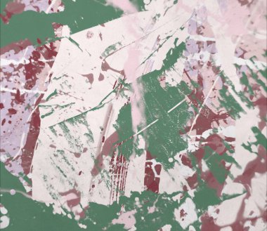 Grunge çağdaş sanat. El sanat yapılmış. renkli doku. Modern sanat. Yağlı boya darbeleri. Darbeleri. Sanatsal arka plan. Soyut resim tuval üzerine.