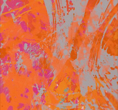 Grunge çağdaş sanat. El sanat yapılmış. renkli doku. Modern sanat. Yağlı boya darbeleri. Darbeleri. Sanatsal arka plan. Soyut resim tuval üzerine.