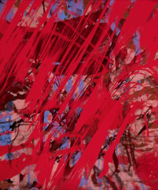 Grunge çağdaş sanat. El sanat yapılmış. renkli doku. Modern sanat. Yağlı boya darbeleri. Darbeleri. Sanatsal arka plan. Soyut resim tuval üzerine.