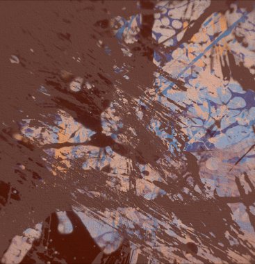 Grunge çağdaş sanat. El sanat yapılmış. renkli doku. Modern sanat. Yağlı boya darbeleri. Darbeleri. Sanatsal arka plan. Soyut resim tuval üzerine.