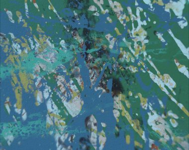 Grunge çağdaş sanat. El sanat yapılmış. renkli doku. Modern sanat. Yağlı boya darbeleri. Darbeleri. Sanatsal arka plan. Soyut resim tuval üzerine.