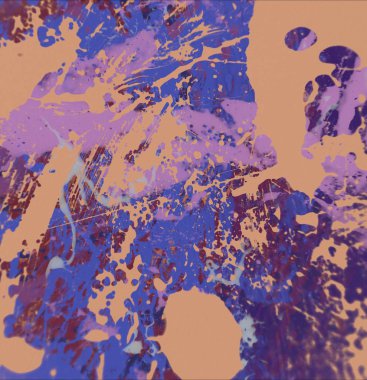 Grunge çağdaş sanat. El sanat yapılmış. renkli doku. Modern sanat. Yağlı boya darbeleri. Darbeleri. Sanatsal arka plan. Soyut resim tuval üzerine.
