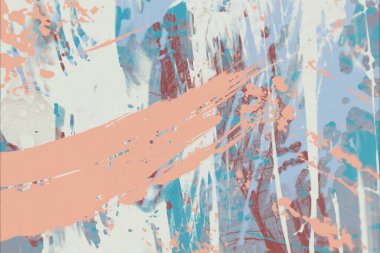 Grunge çağdaş sanat. El sanat yapılmış. renkli doku. Modern sanat. Yağlı boya darbeleri. Darbeleri. Sanatsal arka plan. Soyut resim tuval üzerine.