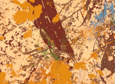 Grunge çağdaş sanat. El sanat yapılmış. renkli doku. Modern sanat. Yağlı boya darbeleri. Darbeleri. Sanatsal arka plan. Soyut resim tuval üzerine.