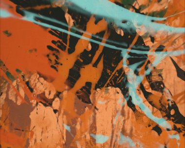 Grunge çağdaş sanat. El sanat yapılmış. renkli doku. Modern sanat. Yağlı boya darbeleri. Darbeleri. Sanatsal arka plan. Soyut resim tuval üzerine.