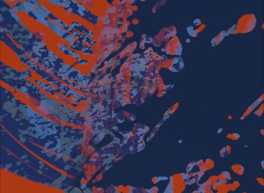 Grunge çağdaş sanat. El sanat yapılmış. renkli doku. Modern sanat. Yağlı boya darbeleri. Darbeleri. Sanatsal arka plan. Soyut resim tuval üzerine.