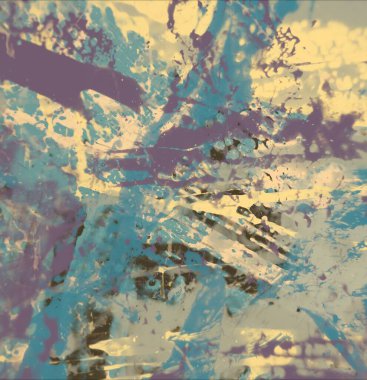 Grunge çağdaş sanat. El sanat yapılmış. renkli doku. Modern sanat. Yağlı boya darbeleri. Darbeleri. Sanatsal arka plan. Soyut resim tuval üzerine.
