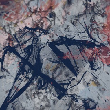 Grunge çağdaş sanat. El sanat yapılmış. renkli doku. Modern sanat. Yağlı boya darbeleri. Darbeleri. Sanatsal arka plan. Soyut resim tuval üzerine.