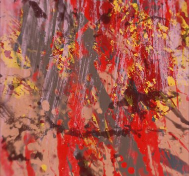 Grunge çağdaş sanat. El sanat yapılmış. renkli doku. Modern sanat. Yağlı boya darbeleri. Darbeleri. Sanatsal arka plan. Soyut resim tuval üzerine.