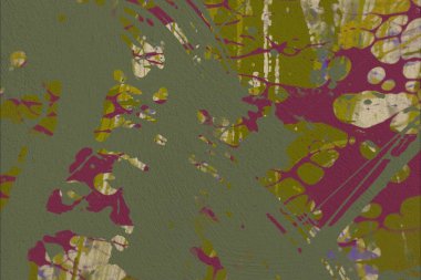 Grunge çağdaş sanat. El sanat yapılmış. renkli doku. Modern sanat. Yağlı boya darbeleri. Darbeleri. Sanatsal arka plan. Soyut resim tuval üzerine.