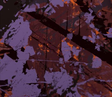 Grunge çağdaş sanat. El sanat yapılmış. renkli doku. Modern sanat. Yağlı boya darbeleri. Darbeleri. Sanatsal arka plan. Soyut resim tuval üzerine.