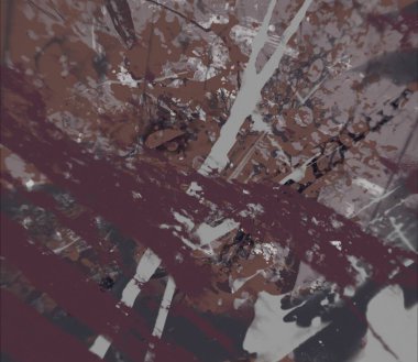 Grunge çağdaş sanat. El sanat yapılmış. renkli doku. Modern sanat. Yağlı boya darbeleri. Darbeleri. Sanatsal arka plan. Soyut resim tuval üzerine.