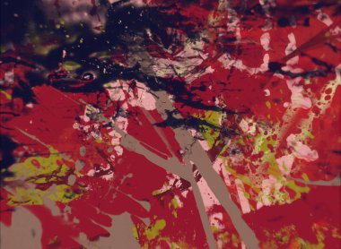 Grunge çağdaş sanat. El sanat yapılmış. renkli doku. Modern sanat. Yağlı boya darbeleri. Darbeleri. Sanatsal arka plan. Soyut resim tuval üzerine.