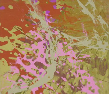 Grunge çağdaş sanat. El sanat yapılmış. renkli doku. Modern sanat. Yağlı boya darbeleri. Darbeleri. Sanatsal arka plan. Soyut resim tuval üzerine.