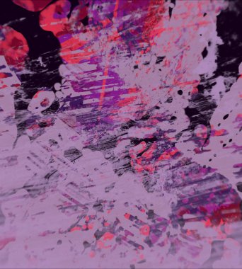 Grunge çağdaş sanat. El sanat yapılmış. renkli doku. Modern sanat. Yağlı boya darbeleri. Darbeleri. Sanatsal arka plan. Soyut resim tuval üzerine.